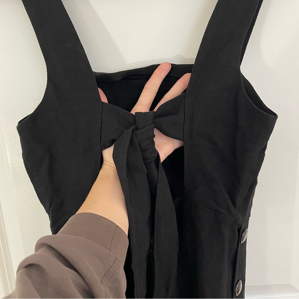 Sezane Sophie Linen Midi Dress - Picture 8 of 15
